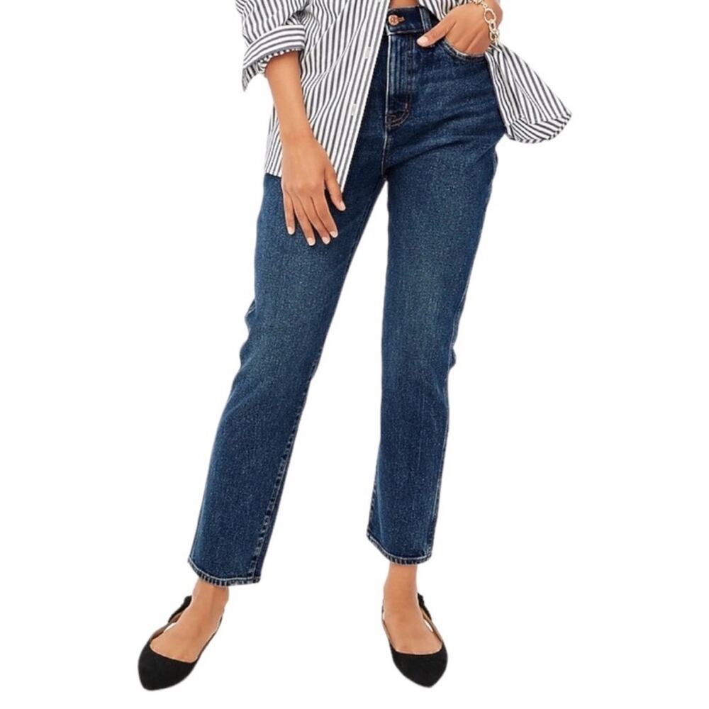J. Crew Factory Jeans Size 27 Blue High Rise Classic Vintage Straight